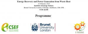 Energy Recovery and Power Generation from Waste Heat (2)
